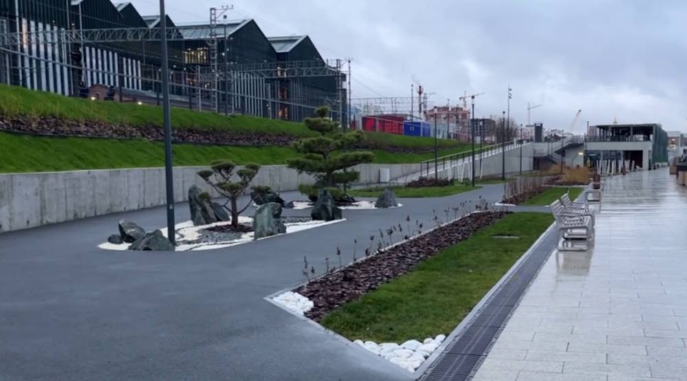 Новый надземный переход в районе обновлённой набережной построят в 2026 году