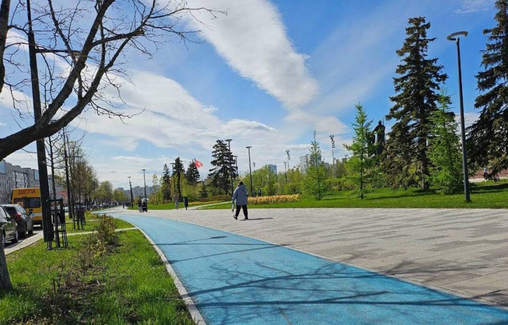 Новые велодорожки в Перми сделают цветными