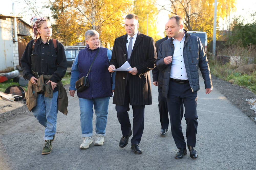 Мэр Перми Эдуард Соснин посетил с рабочим выездом Свердловский район