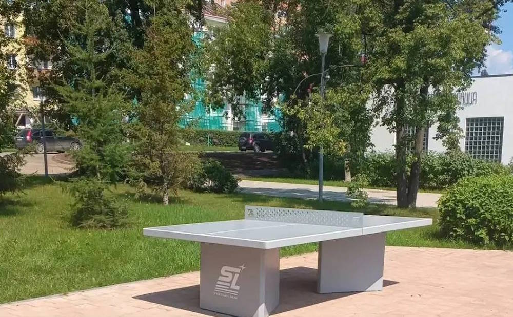 В пермских парках установили 28 всепогодных теннисных столов
