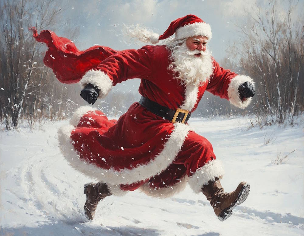 В центре Перми 14 декабря пройдет забег Дедов Морозов и Снегурочек