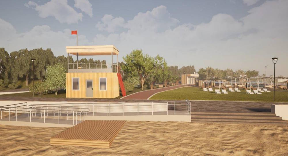 Проектировщики показали новый пляж у Мотовилихинского пруда